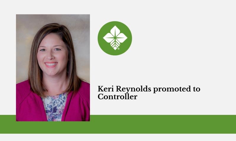 Promotion of Keri Reynolds